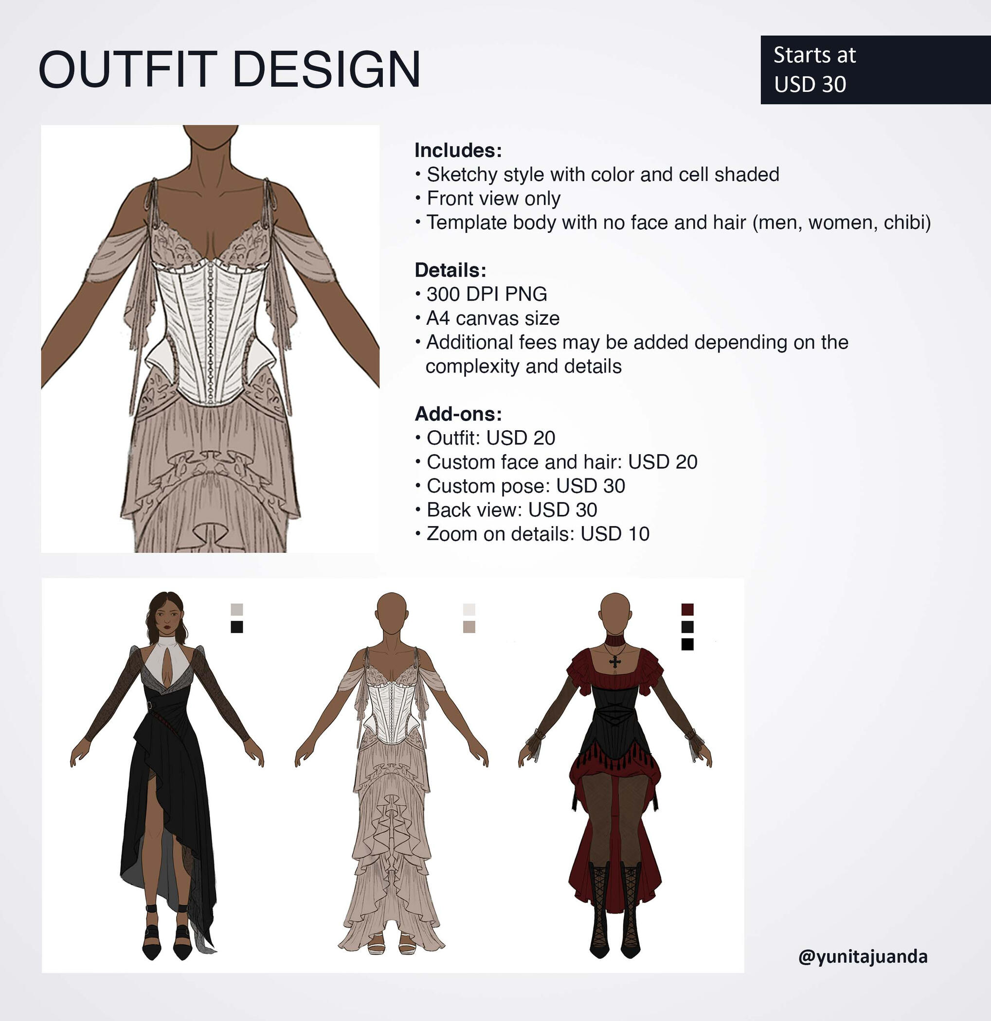 Outfit Design Price